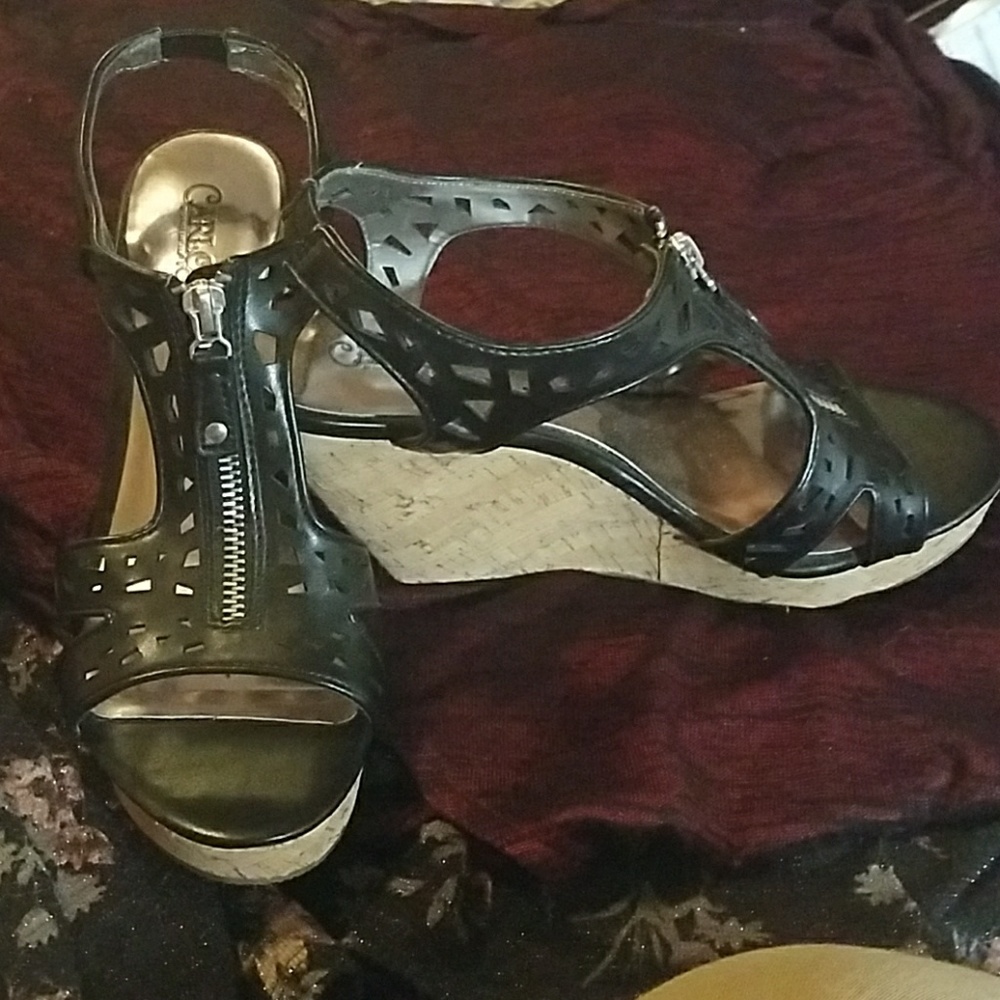 Carlos Santana Wedges size 9
